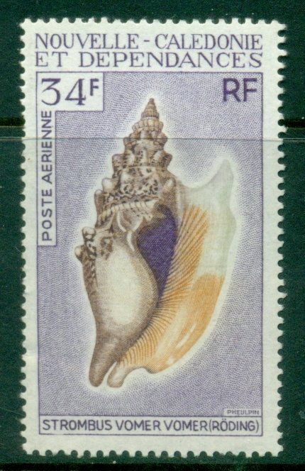 New Caledonia 1970 Seashells 34f MUH