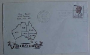 AUSTRALIA FDC GEORGE LIDCOMBE