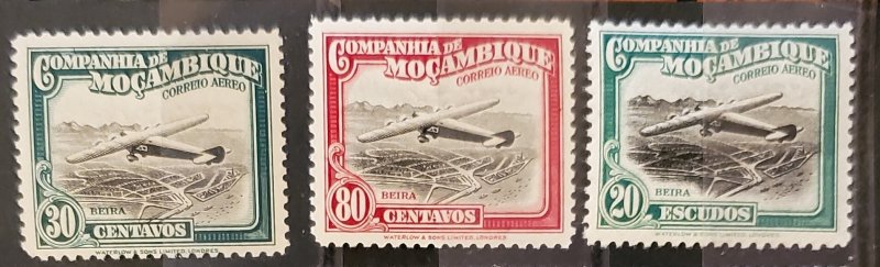 1935 Mozambique Company Scott #- C1-C15 Set /15 Airmail Complete MNH