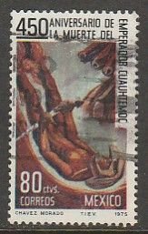 MEXICO 1143, 450th Anniv Death of Cuauhtemoc by Chavez Morado. USED. VF. (851)