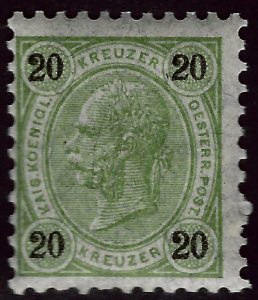 Austria #58 Mint Fine SC$37.50...Grab a Deal!