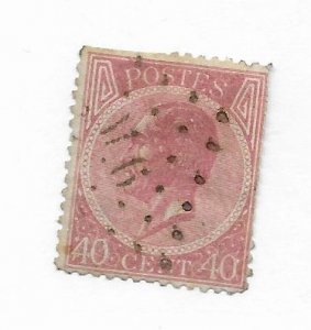 Great Britain #21 Perfs Used - Stamp - CAT VALUE $20.00