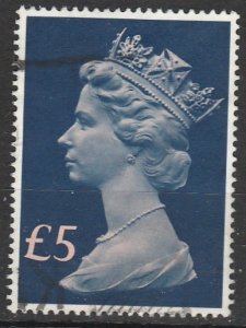 Great Britain  / Machin    MH176    (O)   1970-95  Le 5 £