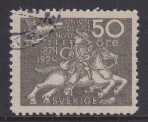 Sweden, Scott 222, used