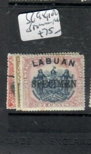 LABUAN    SPECIMEN  12C-24C    SG 98, 100, 101   SPECIMEN      MOG P0507B H