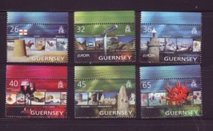 Guernsey Sc 832-7 2004 Europa Vacations stamp set mint  NH