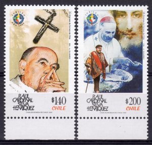 Chile 1999  Sc#1297/1298   Holy Year 2000 - Religion - Set (2) MNH