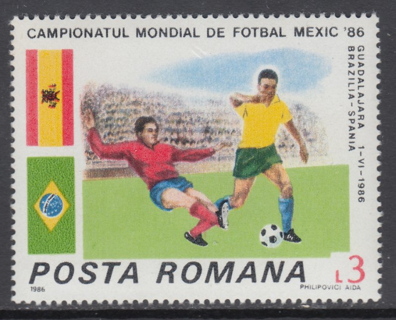 Romania 3370 Soccer MNH VF