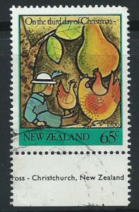 New Zealand SG 1406   Fine Used margin copy