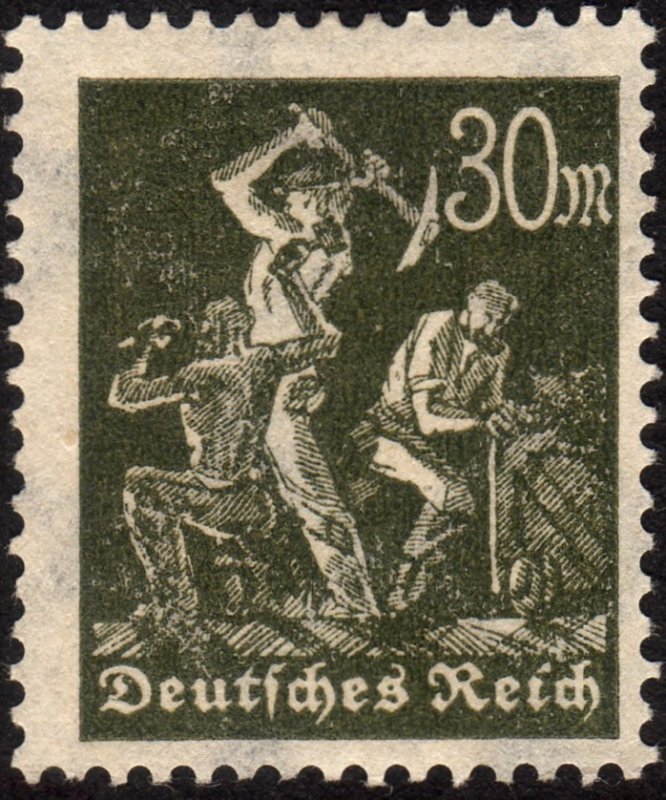 1923, Germany, 30Mk, MNG, Sc 226a
