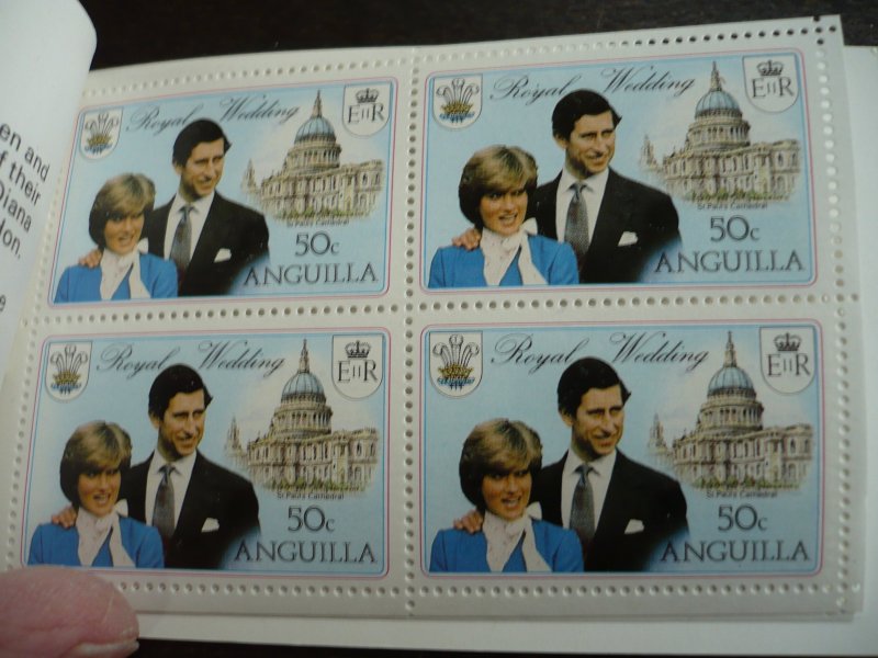 Stamps - Anguila - Scott# 446d - Mint Never Hinged Booklet