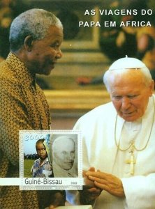 Guinea - Bissau 2003 - Pope's Travels in Africa s/s, Y&T 200, Michel 2627/BL442