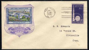 United States First Day Covers #853-16a.4, 1939 3c NY World's Fair, Staehle m...