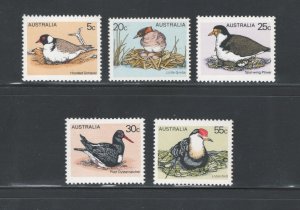 Australia 1978 Australian Birds Scott # 682 - 686 MNH