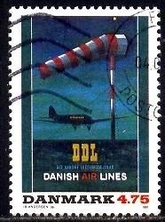 Poster For Danish Air Lines, by Ib Andersen, Denmark SC#949