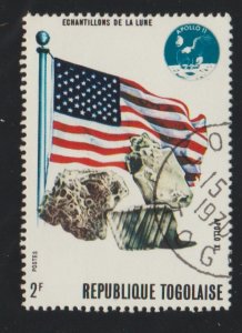 Togo 742 U.S. Flag and Moon rock