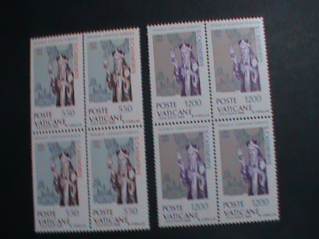 ​VATICAN 1984 SC#731-2 ST. CASIMIR OF LITHUANIA -MNH-BLOCK- SHIP TO WORLD WIDE