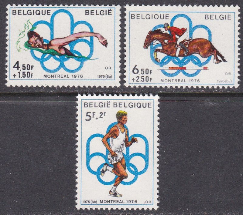 Belgium Sc #B938-B940 MNH; Mi #1852-54