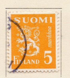 Finland 1940-46 Early Issue Fine Used 5p. NW-214556