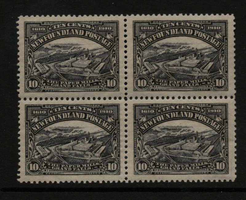 Newfoundland #101 Extra Fine Never Hinged Block