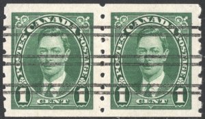Canada SC#238 1¢ King George VI Precancelled Coil Pair (1937) MNH