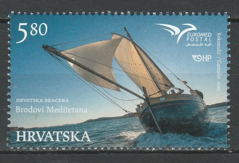 Croatia 2015 Ships MNH stamp