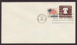 US U548 Liberty Bell Postal Envelope FDC