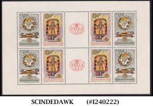 CZECHOSLOVAKIA - 1962 PRAGA STAMP EXHIBITION - MIN. SHEET - MNH