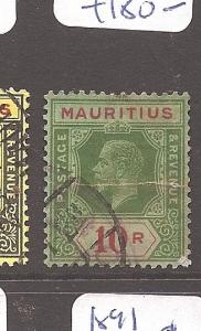 Mauritius 1913 KGV 10R SG 204 VFU (9asy)