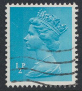 GB Machin   ½p  SG X841 2 Phosphor bands SC# MH22  Used  see scan /detail