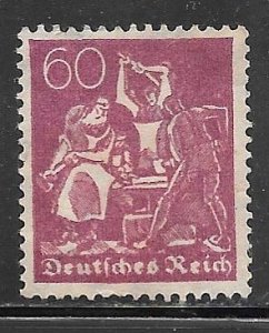 Germany 168: 60pf Iron Workers, MH, F-VF