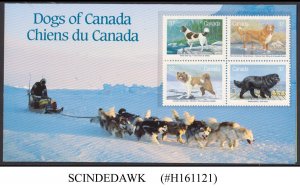 CANADA - 1988 DOGS OF CANADA - FOLDER ( 4V  MNH)