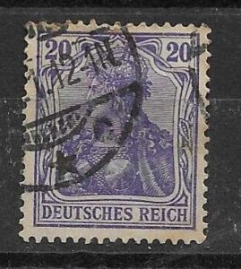 GERMANY - 1902 - DEUTSCHES REICH - 20 - GERMANIA - Used -