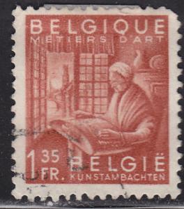 Belgium 376 Industrial Arts 1948