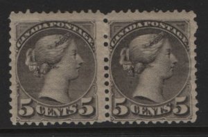 CANADA 42 M (DG) F/VF PAIR