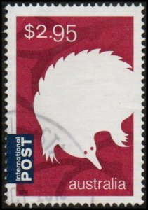 Australia 4550 - Used - $2.95 Stylized Echidna (2016) (cv $4.90) (2)