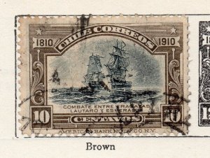 Chile 1910 Early Issue Fine Used 10c. NW-255669