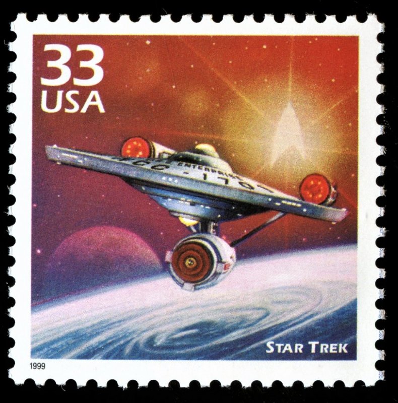 SCOTT 3188-E   STAR TREK  MNH-CELEBRATE THE CENTURY 1960's