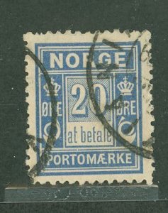 Norway #J5a Used Single