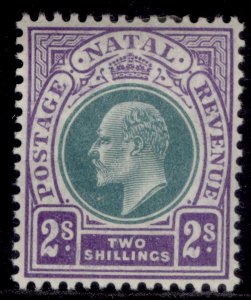 SOUTH AFRICA - Natal EDVII SG137, 2s green & bright violet, M MINT. Cat £70.