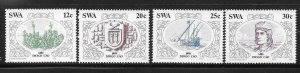 South West Africa 1986 Diogo Cao Portuguese Explorer Sc 552-555 MNH A2470