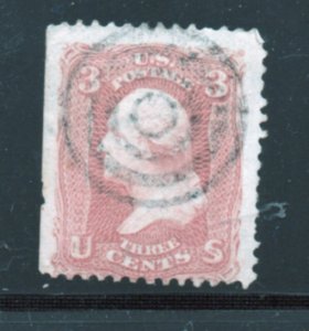 SCOTT # 65  used nice  cancel