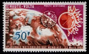 Burkina Faso Upper Volta Scott   C221 MH* meteorology stamp