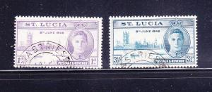 St Lucia 127-128 Set U Peace Issue