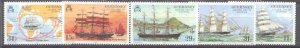 Guernsey 367-71 MNH Ships SCV4.80