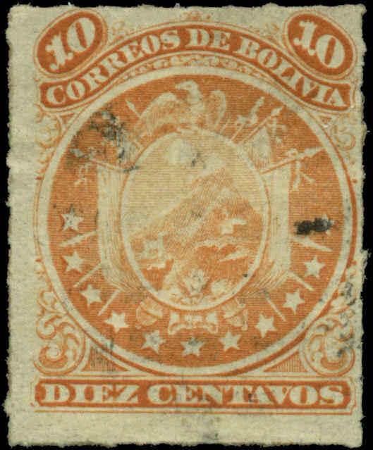 Bolivia Scott #27 Used