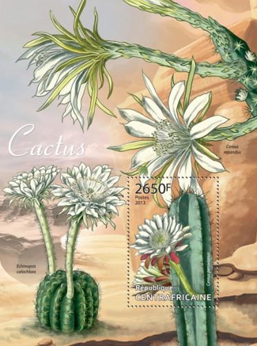 CENTRAFRICAINE 2013 SHEET CACTUS