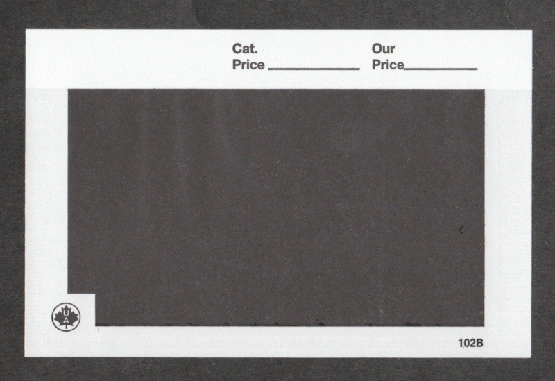 Stamp Collection Cards 102 Black - 50 Lot