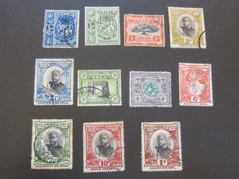 Tonga 1887 38-44,46-9 FU