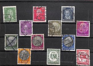 E0062 Germany Empire German Reich stamps selection historical figures